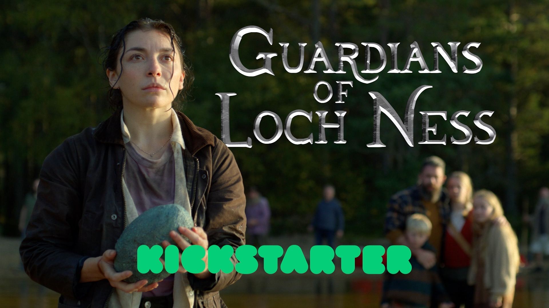 Guardians of Loch Ness poster with Kickstarter logo